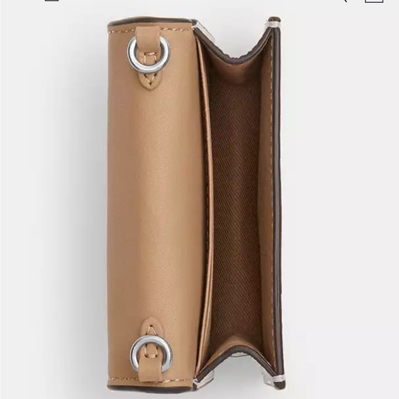 NWT Coach Mini Wallet On A Chain With Floral Print - Picture 5 of 8